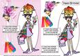 Rita Shopping for Your Birthday Quick Card