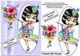 Fabulous birthday wishes Boop boop de doop quick card