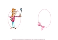 Teen with selfie stick insert