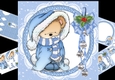 8x8 Christmas snuggle bear boy mini kit
