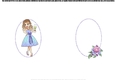 Girls and sparkly glitter insert