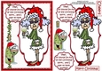 Stella is full of Christmas spirit quick card