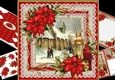 8x8 vintage scene with red cardinal 1 mini kit