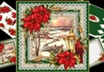 8x8 vintage scene with red cardinal 2 mini kit