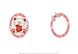 Valentine bear sending hugs and kisses