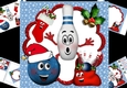 8x8 Laughing because its Christmas Ten pin bowling mini kit