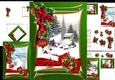 Ribbon wrap Christmas choice of 2 scenes mini kit 2