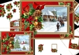 Christmas church in holly and pine frame choice of scenes mini kit