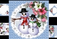 8x8 the beautiful snowman couple mini kit