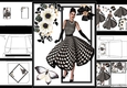 Fashionista with flowers and butterflies 3