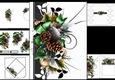 Christmas bauble flourish mini kit 2