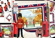 8x8 The English scene with bulldog choice of 2 scenes mini kit