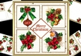 8x8 red green and gold Christmas 2 mini kit