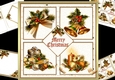 8x8 red green and gold Christmas 3 mini kit