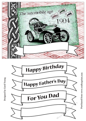 Male Vintage Postcard Card Front 2