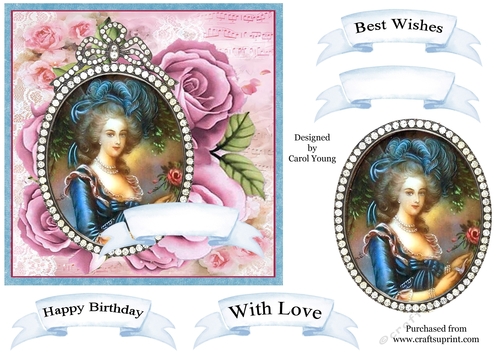 Jewelled Cameo 8