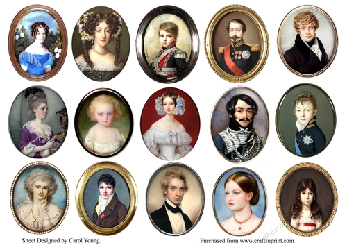 Vintage Cameo Miniatures