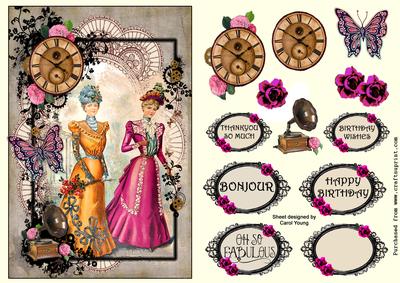 Vintage Ladies Greetings