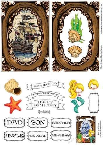Nautical Frame Birthday 2