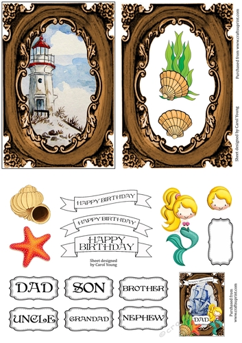 Nautical Frame Birthday 3