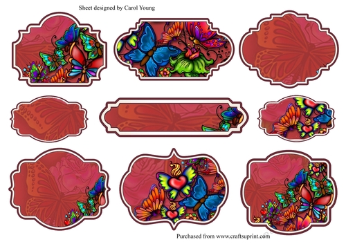 Butterfly Labels