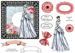 Elegant Lady Card Front 5