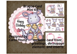 Sweet Dragon Birthday Card