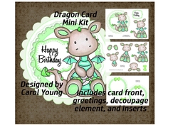 Sweet Dragon Birthday Card 2