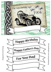 Male Vintage Postcard Card Front 3