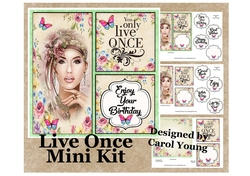 You Only LIve Once Panel Card