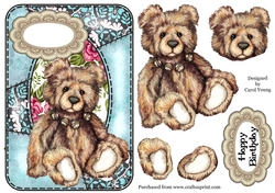 Teddy Birthday Card Front