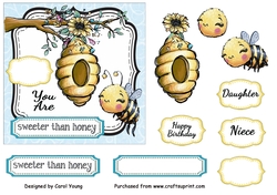 Sweet Bee Card Front