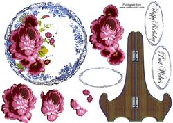 Blue Plate Card