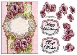 Pretty Rose Quick Card