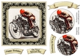 Motorcyclist Male Card