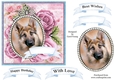 Jewelled Cameo 13 German Shepard
