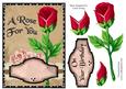 A Rose for You Birthday Card Topper