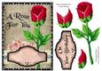 A 'rose for You' Birthday Card Topper