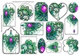 Jewelled Lace Tags 2