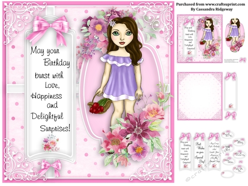 Ladies pink collection birthday kit