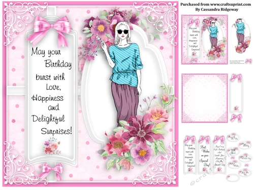 Ladies pink collection birthday kit 2