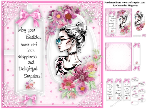 Ladies pink collection birthday kit 2