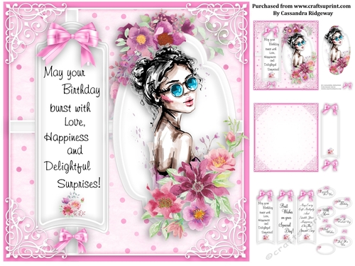 Ladies pink collection birthday kit 2