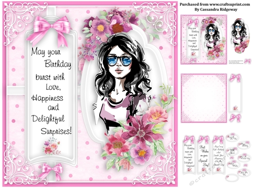 Ladies pink collection birthday kit 2