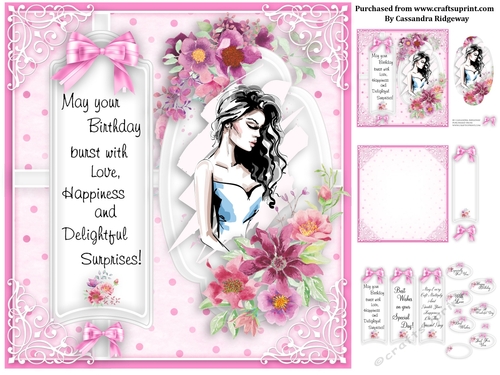 Ladies pink collection birthday kit 2