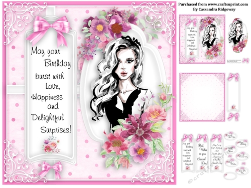 Ladies pink collection birthday kit 2