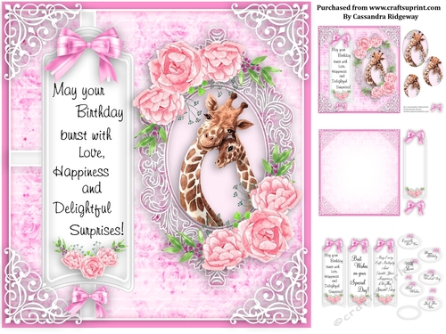 Ladies animal collection birthday kit
