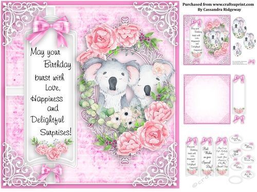 Ladies animal collection birthday kit