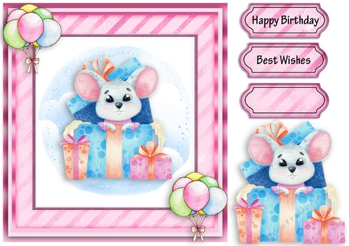 Happy birthday cute card fronts