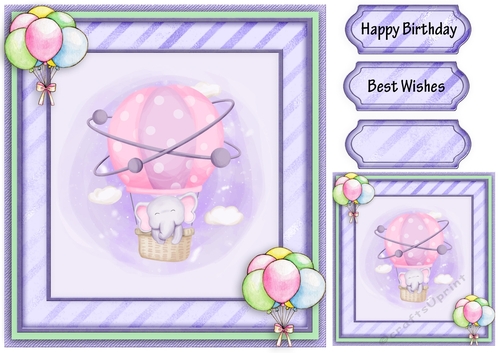 Happy birthday cute card fronts